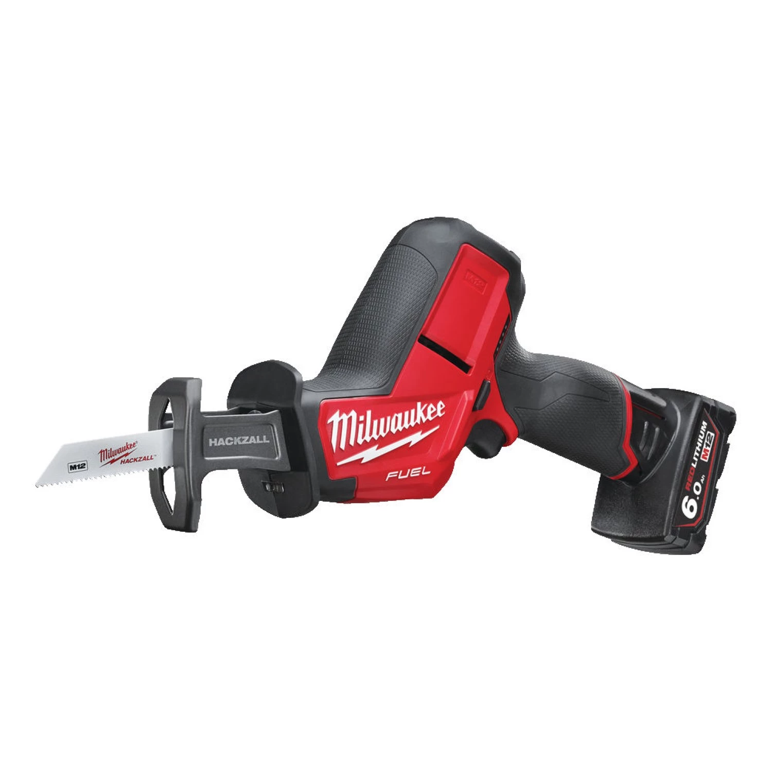 Milwaukee M12 CHZ-602X 12V Li-Ion accu reciprozaag set (2x 6.0Ah accu) in HD Box - snelwissel - koolborstelloos
