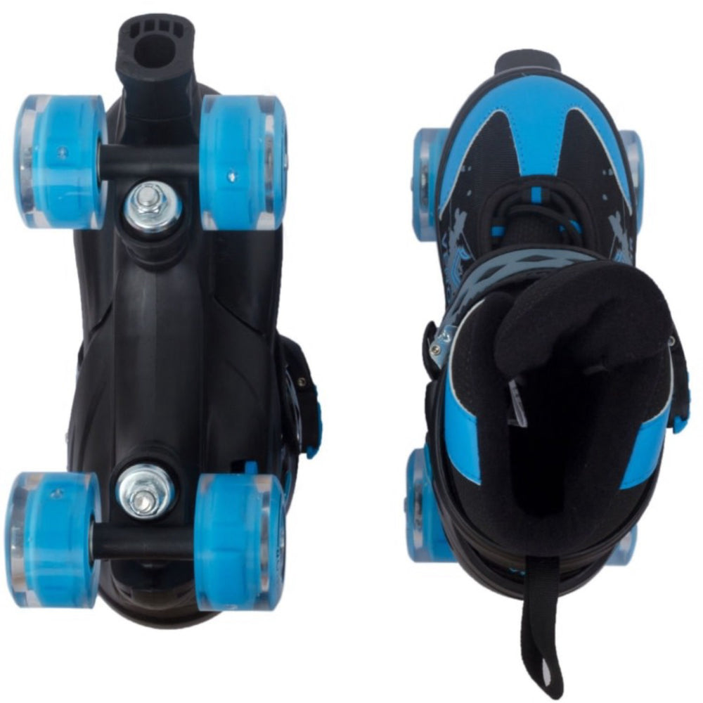 Køb VENOR Black/Blue Ignite LED Side-By-Side Rulleskøjter
