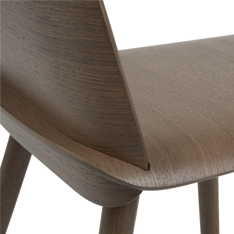 Muuto Nerd barkruk 75 stained dark brown