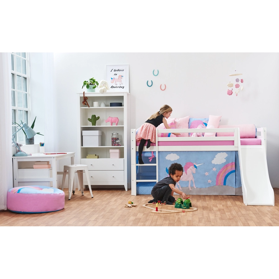 Hoppekids Matratzenbezug fuchsia pink 90 x 200 x 12 cm