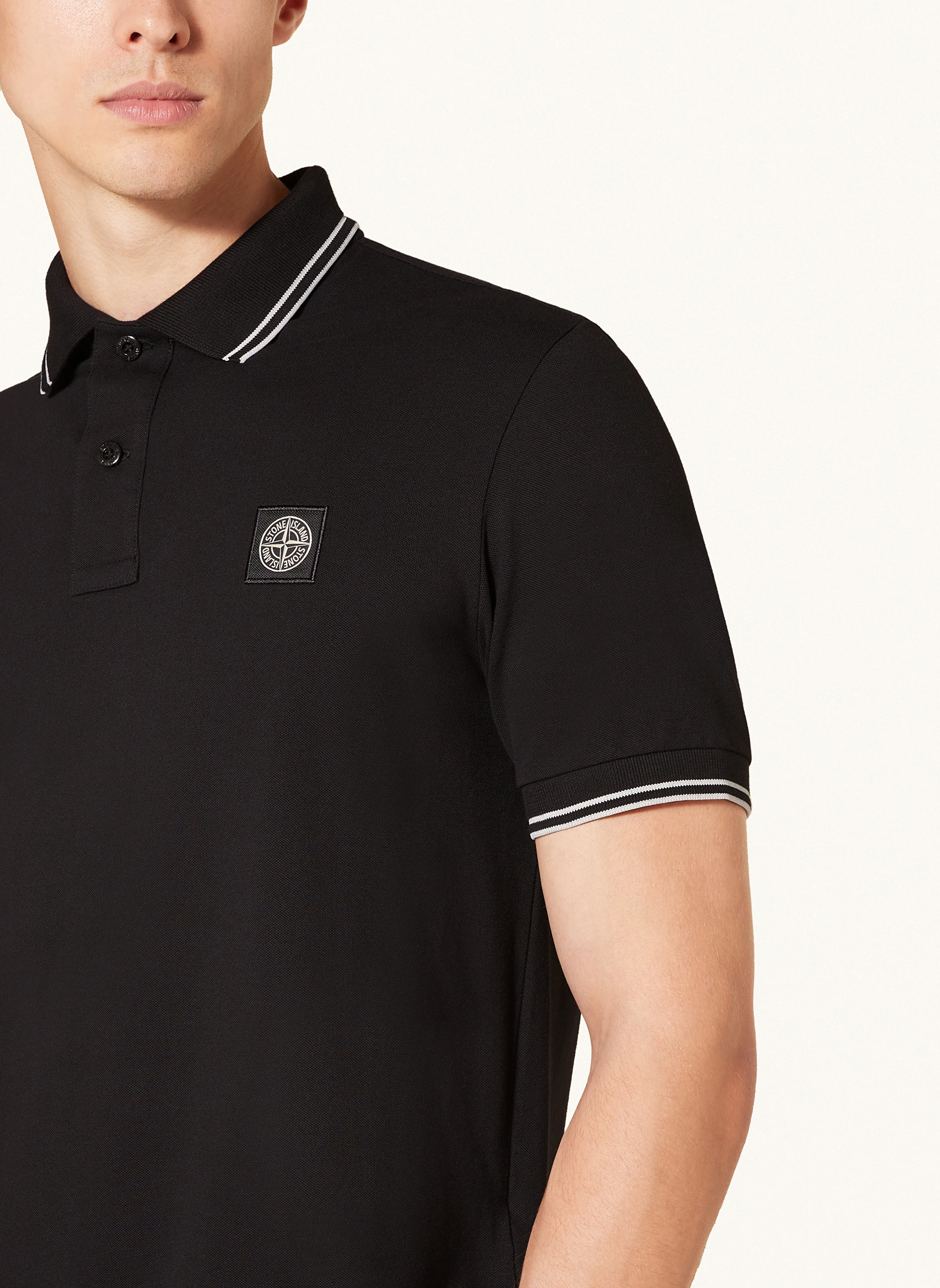 STONE ISLAND Piqué-Poloshirt