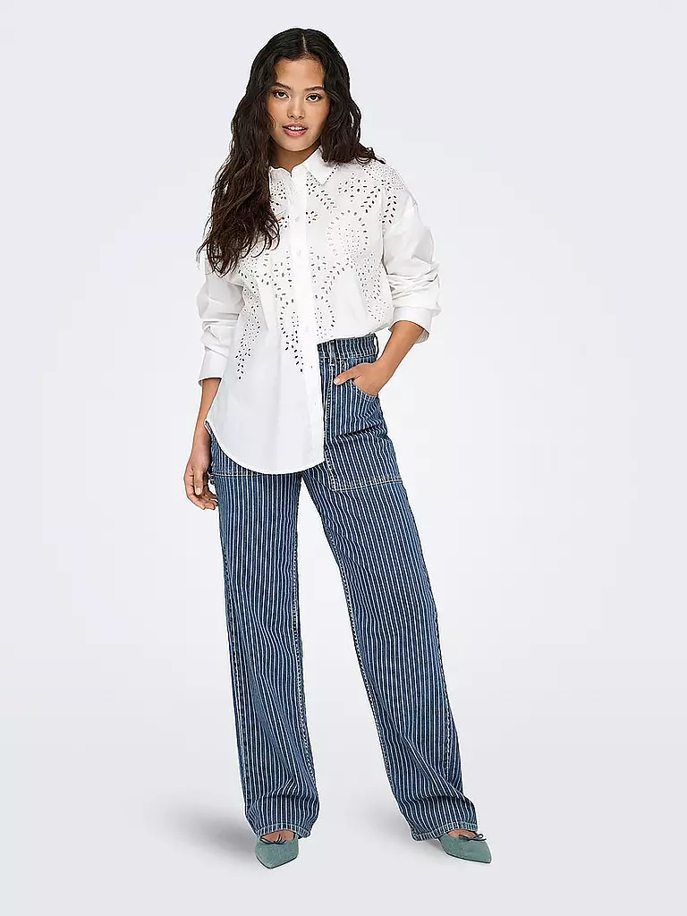 ONLY Jeans Wide Leg ONLKIRSI hellblau