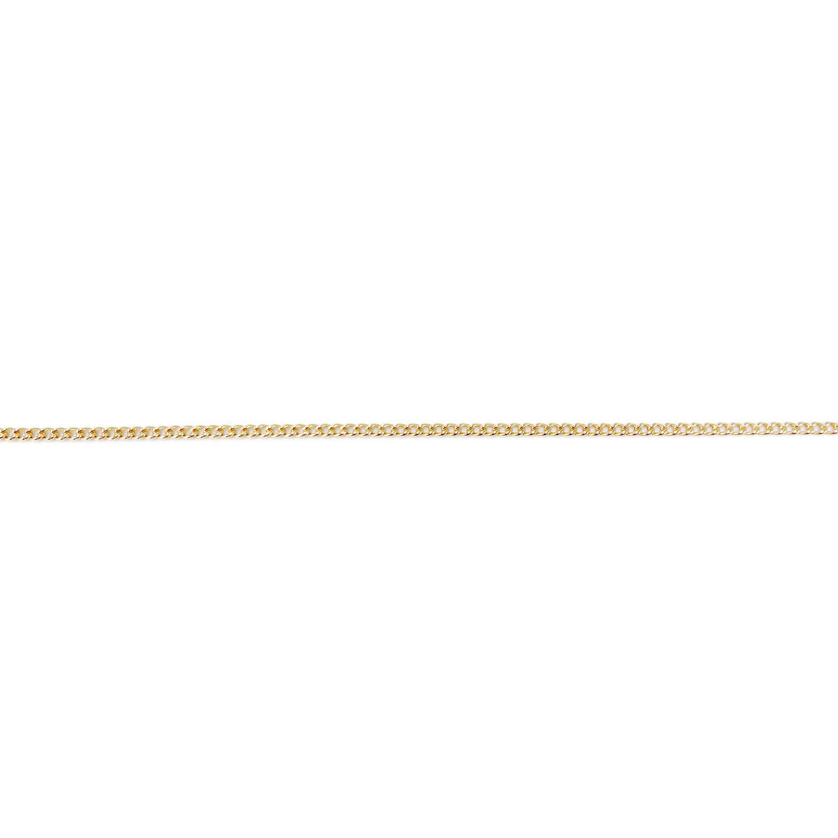 Collier d'occasion or 750 jaune maille gourmette 47.5 cm