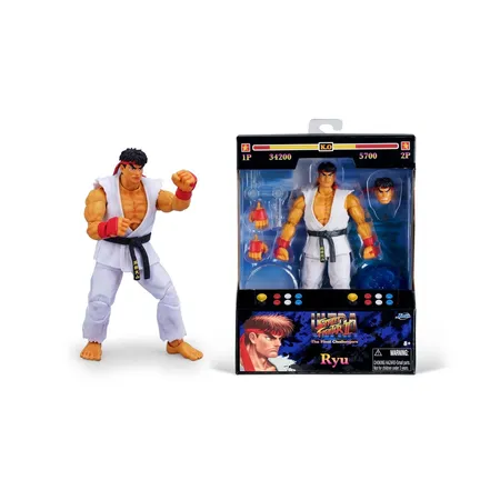 Jada Street Fighter II Ryu Figur, 15 cm