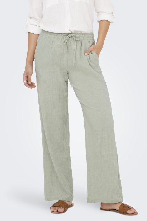Jacqueline de Yong groene dames broek