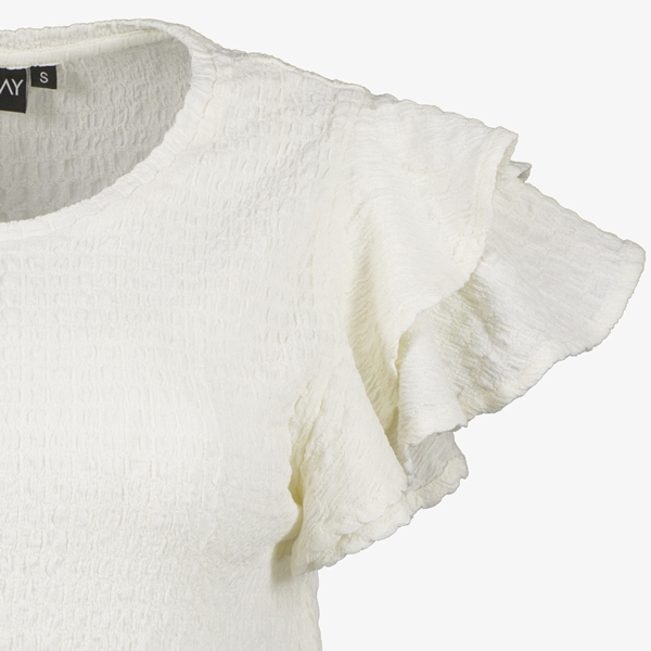 TwoDay dames T-shirt met ruches