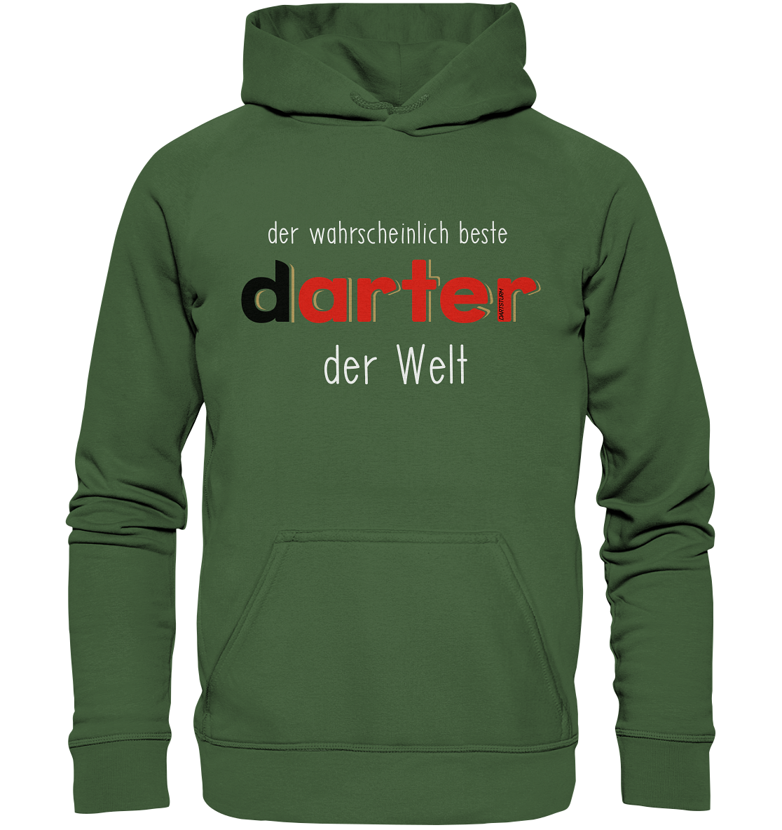 DartSturm - Der wahrscheinlich beste darter der Welt Weiß - Basic Unisex Hoodie