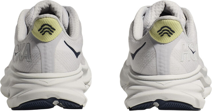 HOKA Clifton 9 Cosmic grey / white