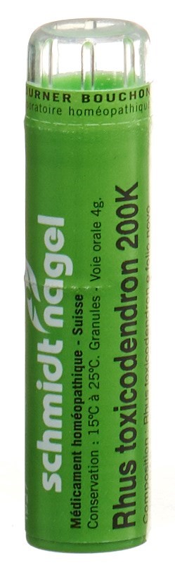 SCHMIDT-NAGEL Rhus Toxicodendron 200 K<br>4 g, Granulat
