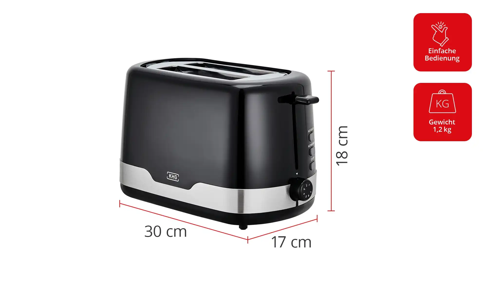 KHG Toaster TO-857 SE2