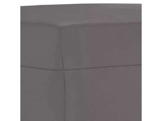 Repose-pied Gris 70x55x41 cm Similicuir