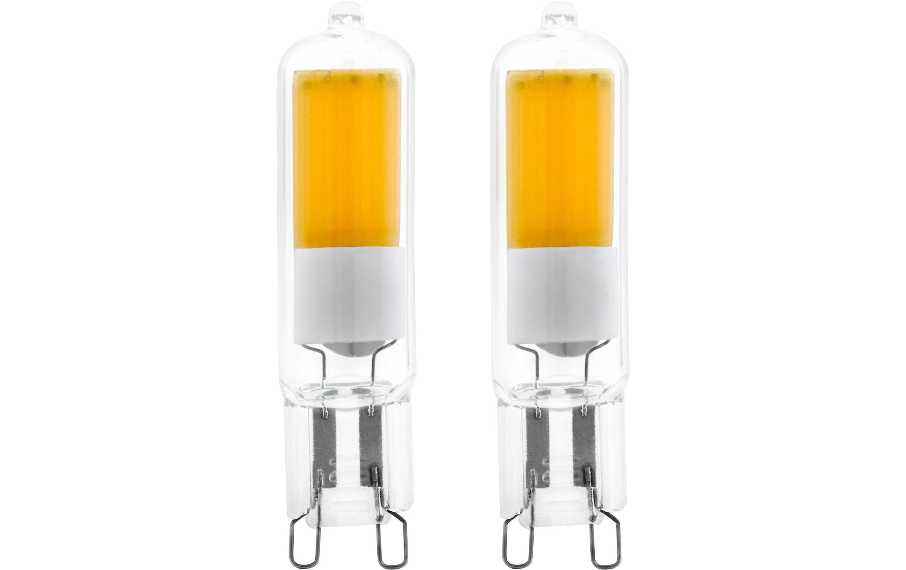 Lampe 2 W G9 NeutralweissLED Leuchtmittel-Set aus klarem Glas