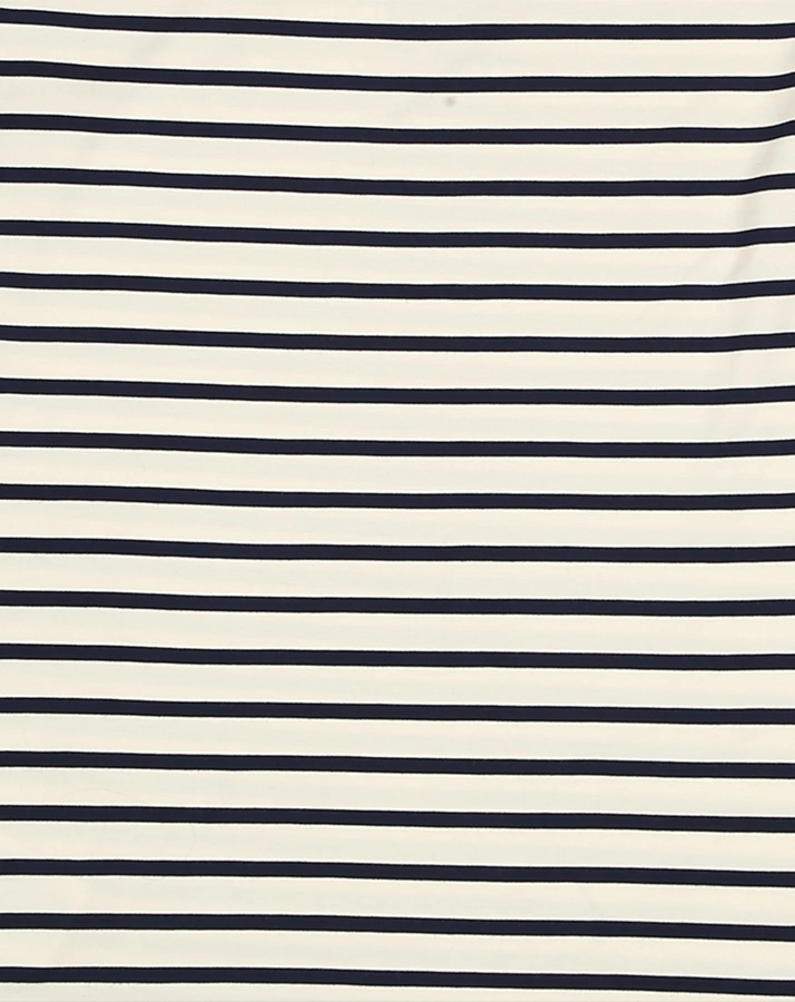 Schlafanzug STRIPED BAMBOO BOY 2-teilig in weiß/marine