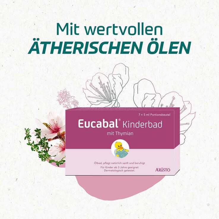 Eucabal Kinderbad mit Thymian, 7X5 ml