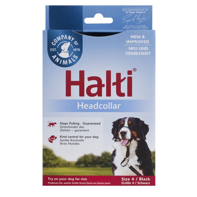 Licol Halti, noir pour chien
