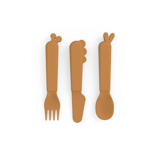Set de 3 Couverts Kiddish DEER FRIENDS Moutarde - DONE BY DEER