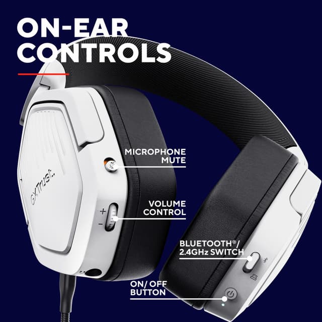 Trust GXT493W Carus trådløst gaming headset