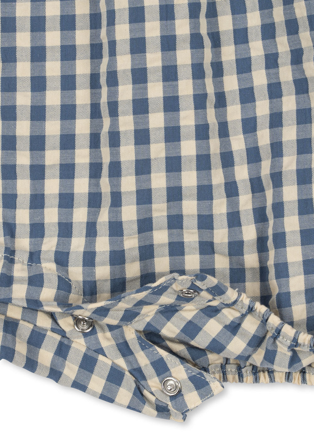 Kim romper - captains blue check - 3M