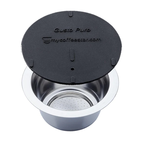 Capsule rechargeable compatible machine à café Dolce Gusto avec couver