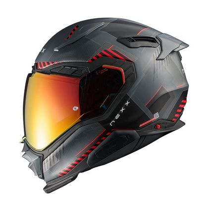 Casque Nexx X.WST3 - FLUENCE - Gris / Rouge