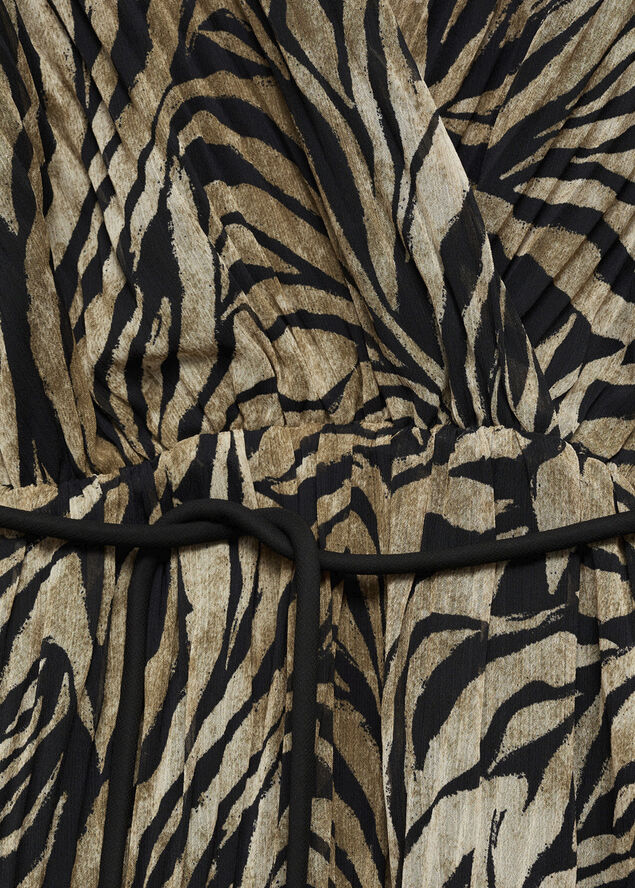 MANGO DRESS. -- AMBER Brown