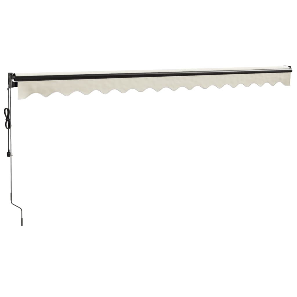 Auvent rétractable automatique crème 4x3 m