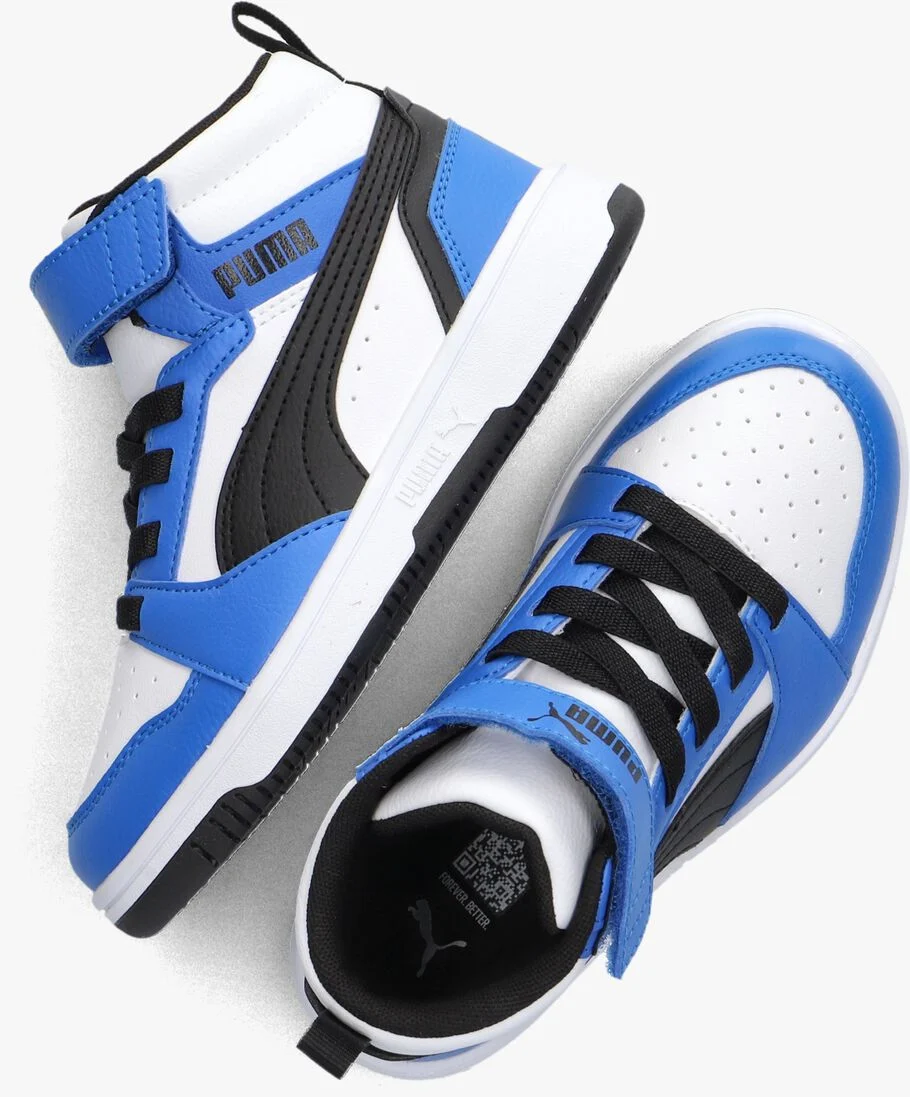 PUMA blauwe puma hoge sneaker rebound v6 mid