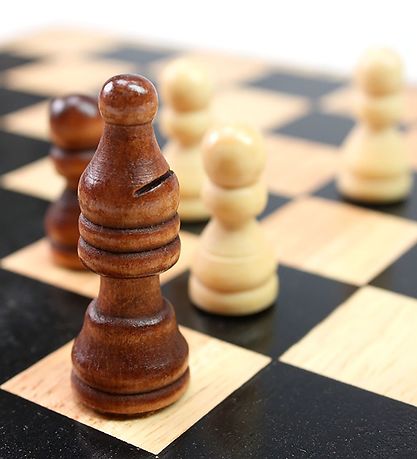 TACTIC Br?tspil - Tr? - 5-i-1 - Collection Classique
