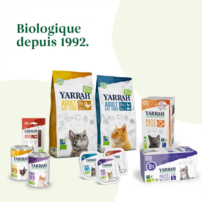 Yarrah bouchées bio sans céréales - Lot 16 x 100g