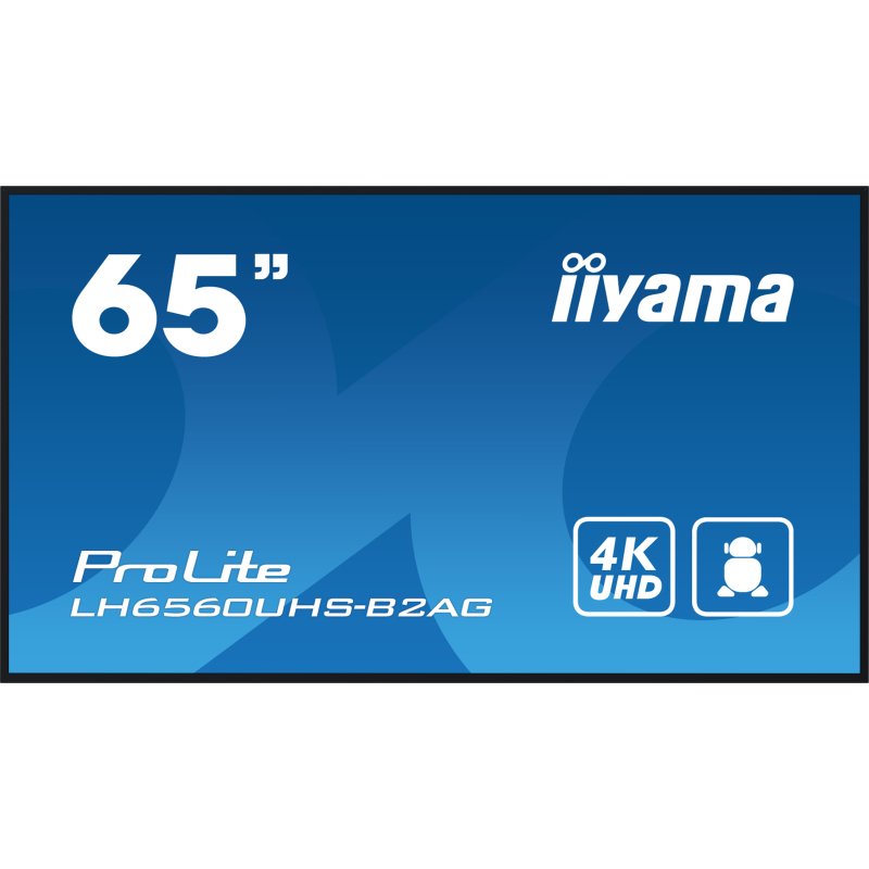 iiyama LH6560UHS-B2AG Écran d'affichage dynamique Carte A numérique 163,8 cm (64.5