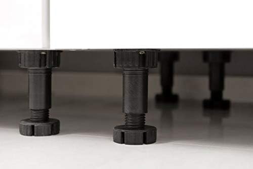 NAKA Küche Schränke Küchenzeilen EKO 260 cm Weiss Hochglanz/Soft Close
