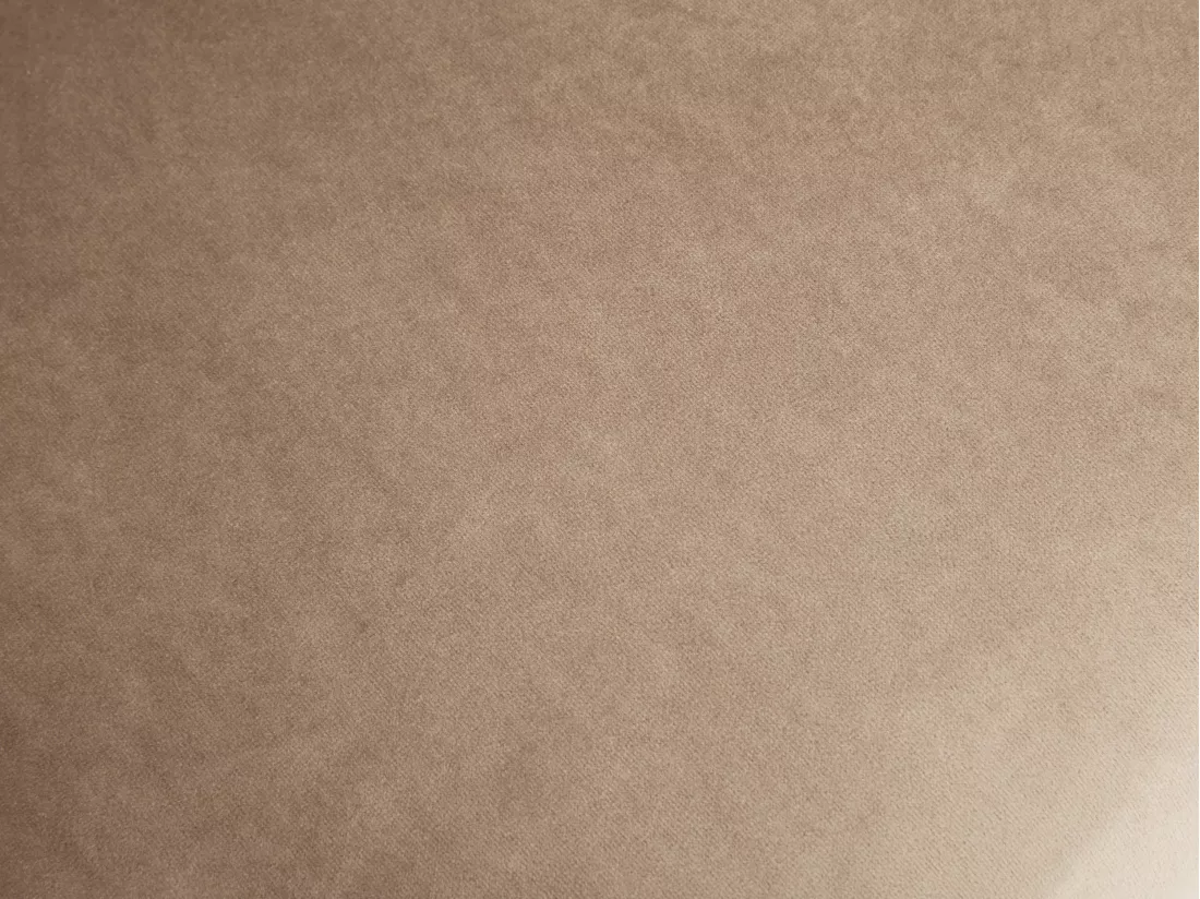Chaise de bureau - Velours - Beige et noir - Hauteur réglable - ELEANA