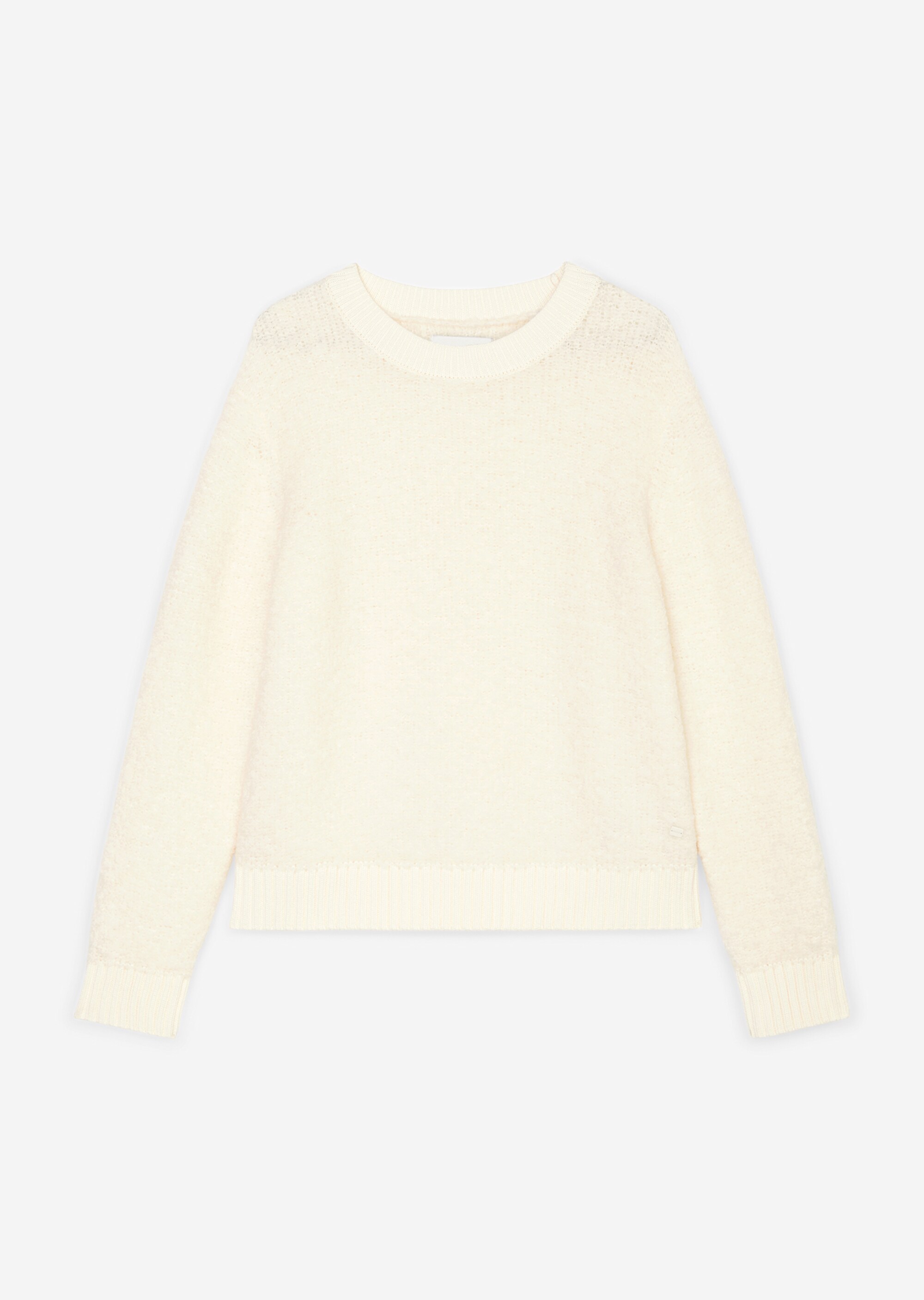 Bouclé-Pullover relaxedmit kuscheliger Alpakawolle