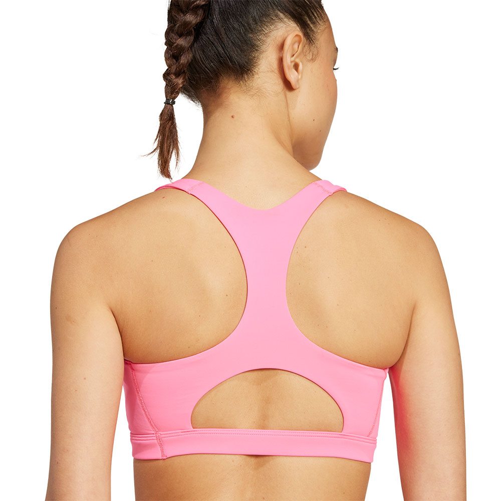 adidas Adizero Essentials Run Medium Support Sport BH Damen lucid pink