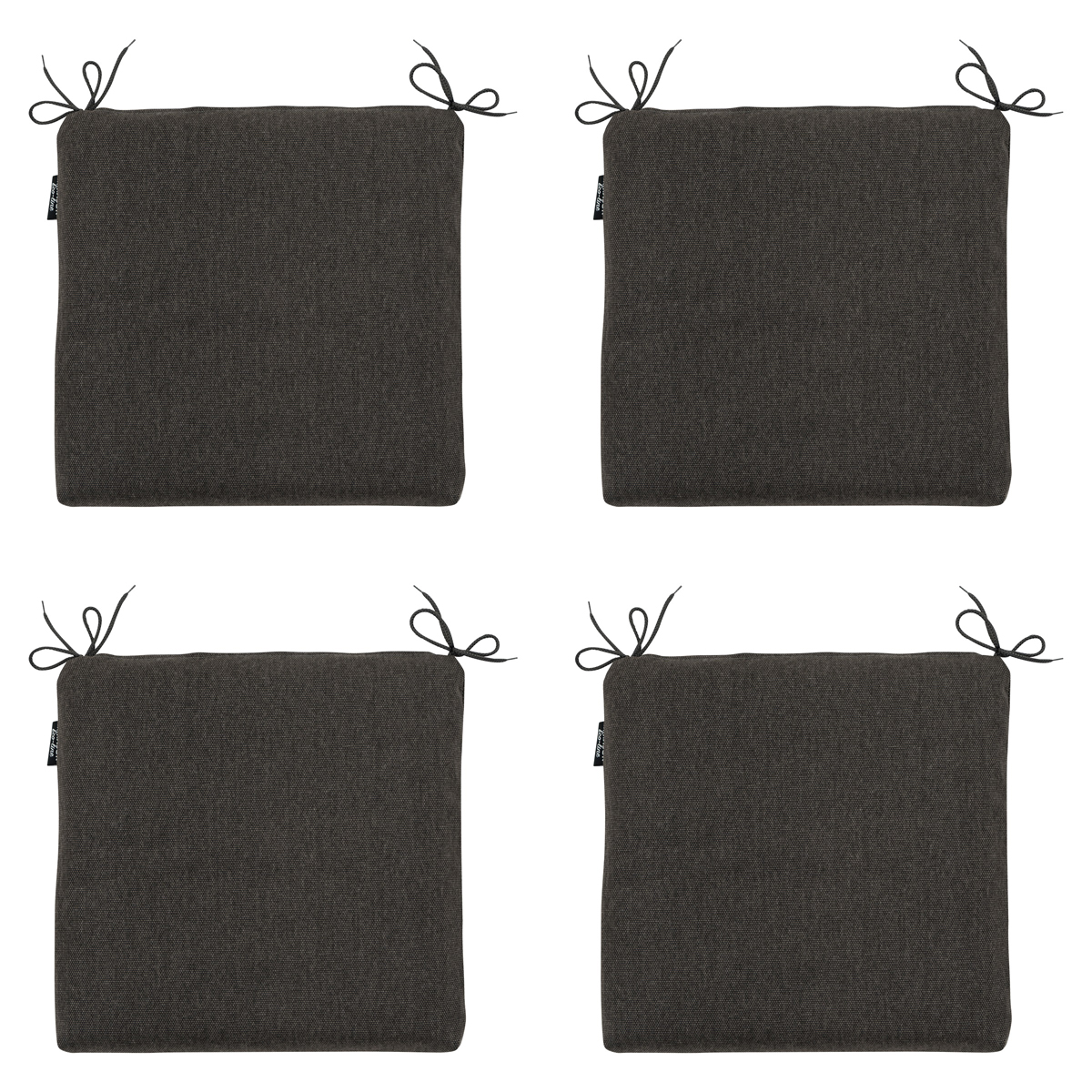 Madison Dark  canvas eco+ Zitkussen - Set van 4