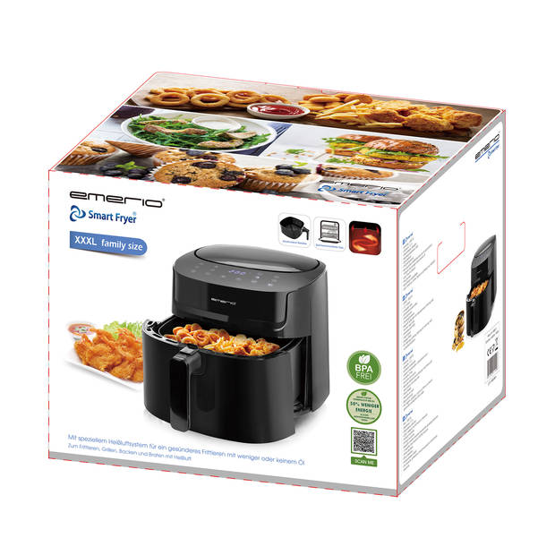 Emerio AF-129622.1 heteluchtfriteuse XXL 7,2L