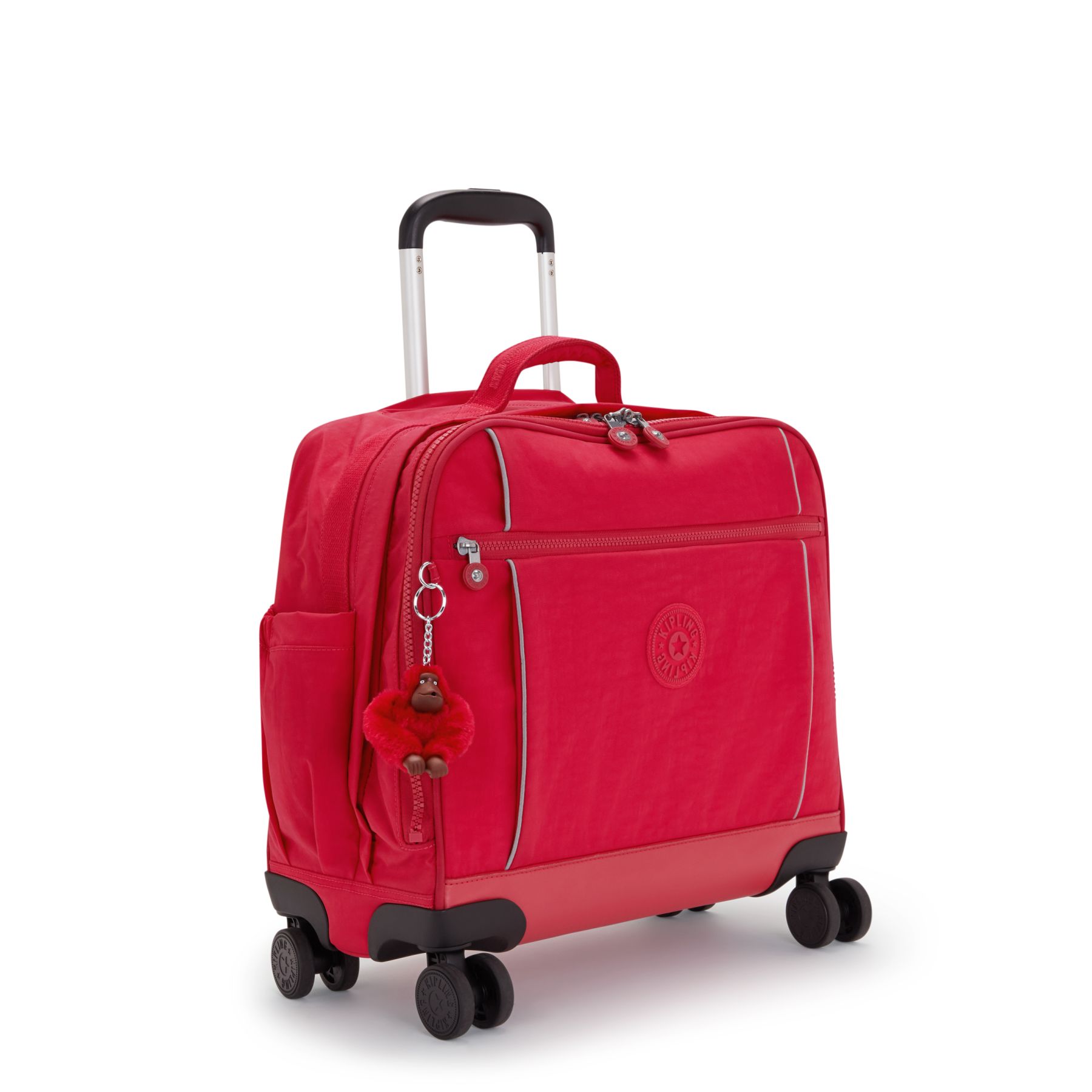 NEW STORIA Sac d'école à 4 roues pour enfants avec compartiment pour ordinateur - True Pink