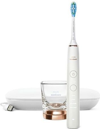 Philips - Sonicare DiamondClean 9000 - Elektrische Tandenborstel - Wit en Rose - Oplaadglas - HX9911/94