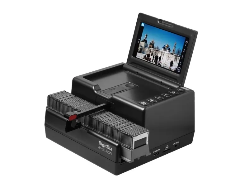 Reflecta DigitDia evolution - Filmscanner (35 mm) - CMOS - 35 mm film - 4608 dpi x 3072 dpi - ADF (50 dias) - HDMI