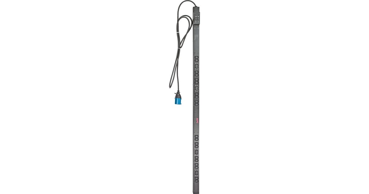 APCRack PDU, Basic AP7553  (ZeroU, 20x C13, 4x C19, IEC 309 32A stekker)