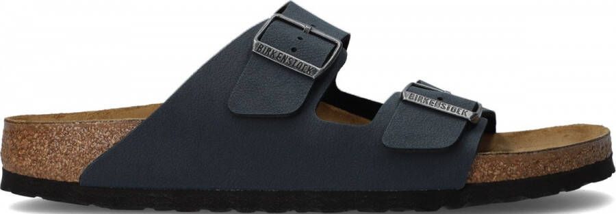 Birkenstock Arizona Slippers Basalt Narrow fit | Grijs | Imitatieleer