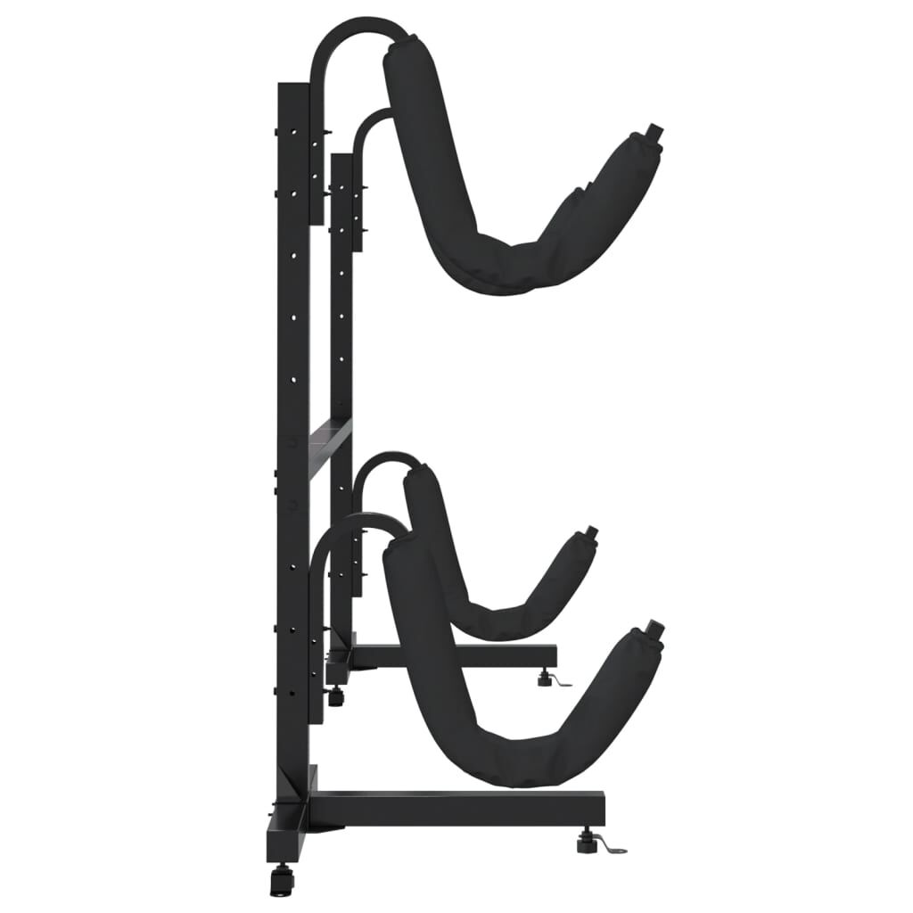 vidaXL Kajakrek voor 2 kajaks, 250x57x127,5 cm, staal