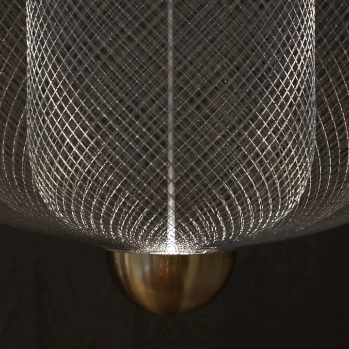 Moooi - Meshmatics LED-Kronleuchter Ø 58 cm, Stahl / Messing