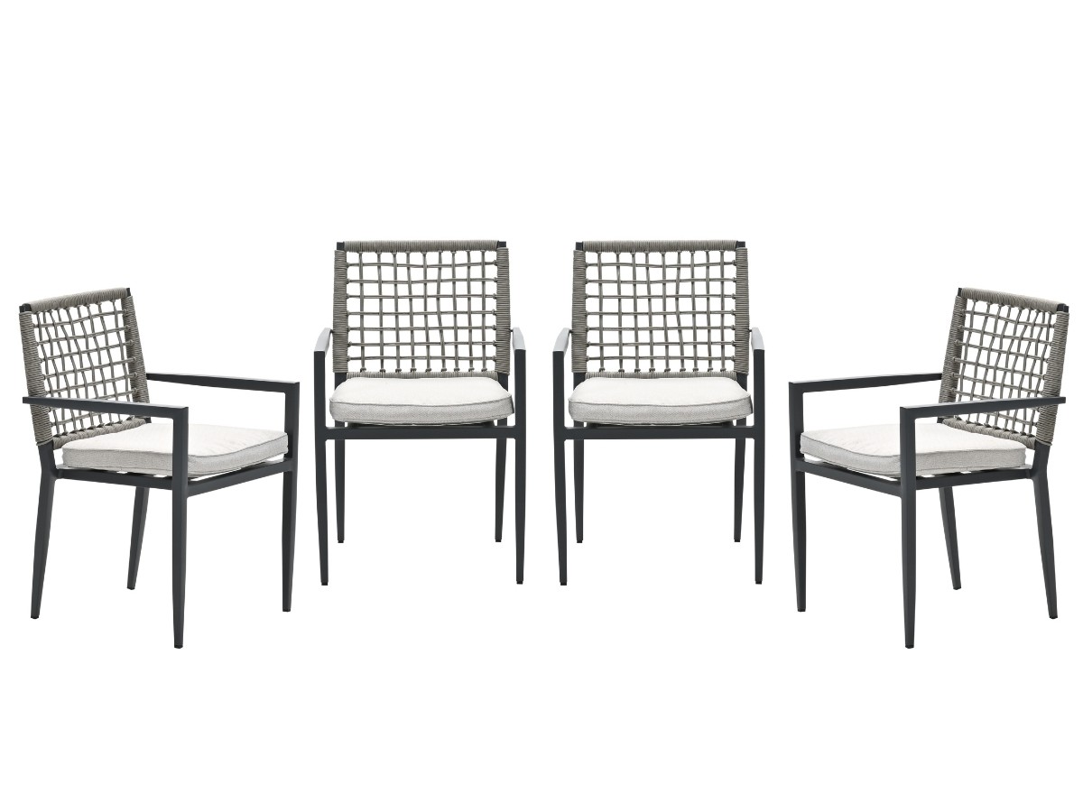Garden Impressions Florance stapelbare stoelen - Set van 4
