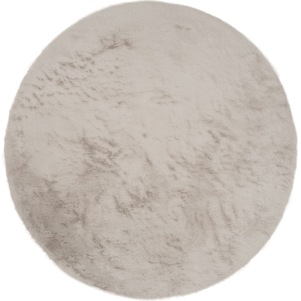 Vloerkleed Morbido Taupe ø200 cm