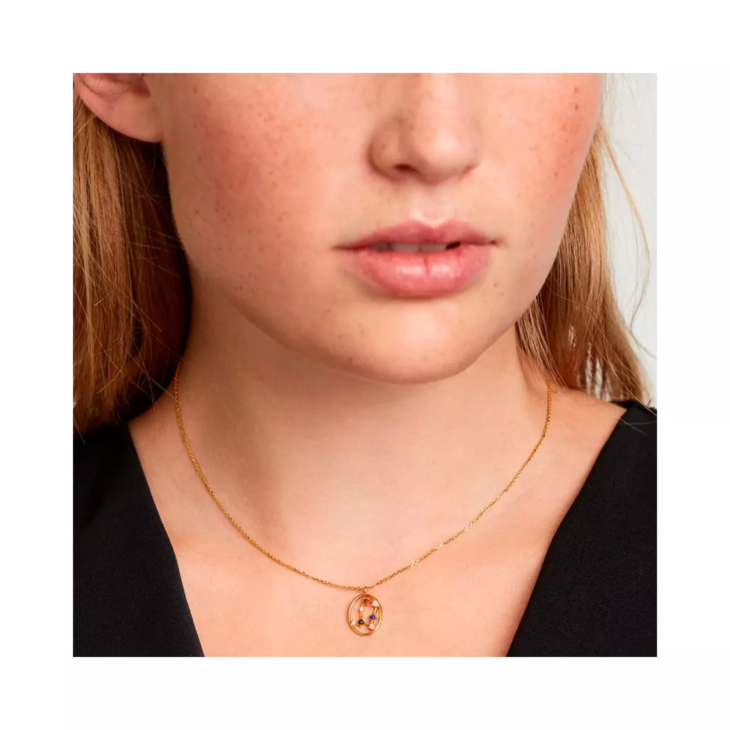PDPAOLA Gemini Halskæde 18 kt. Forgyldt Sølv CO01-346-U