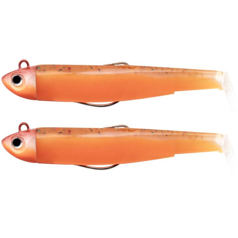 Kit Leurre Souple Arme Fiiish Double Combo Black Minnow 120 + Tete Plombee Search