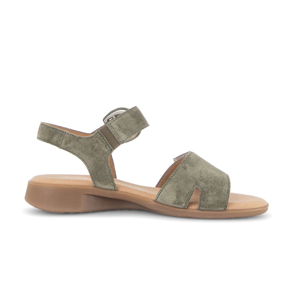 Sandal met riempjes groen
