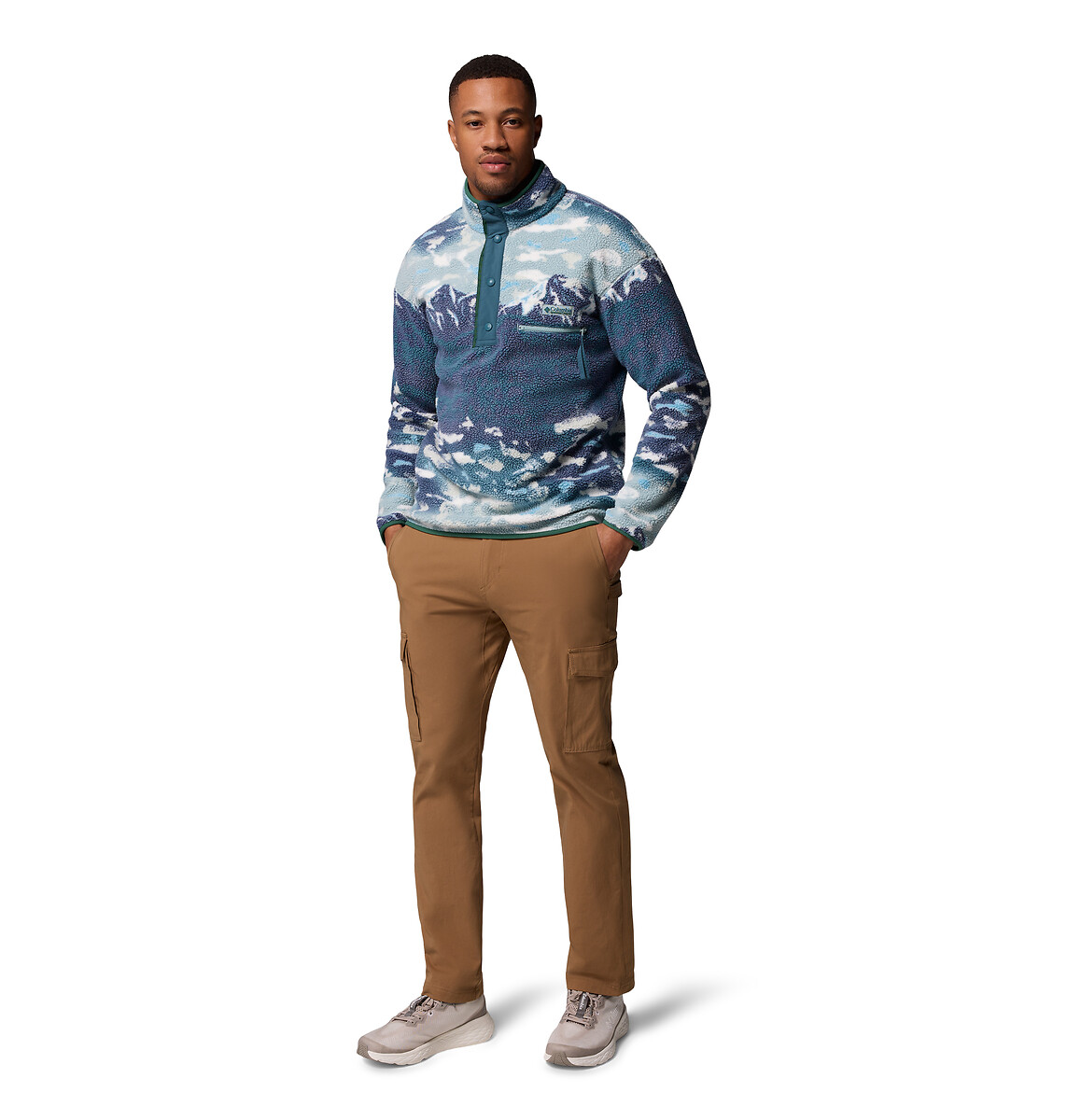 COLUMBIA<br>Fleet com gola alta Helvetia Pintado Meio