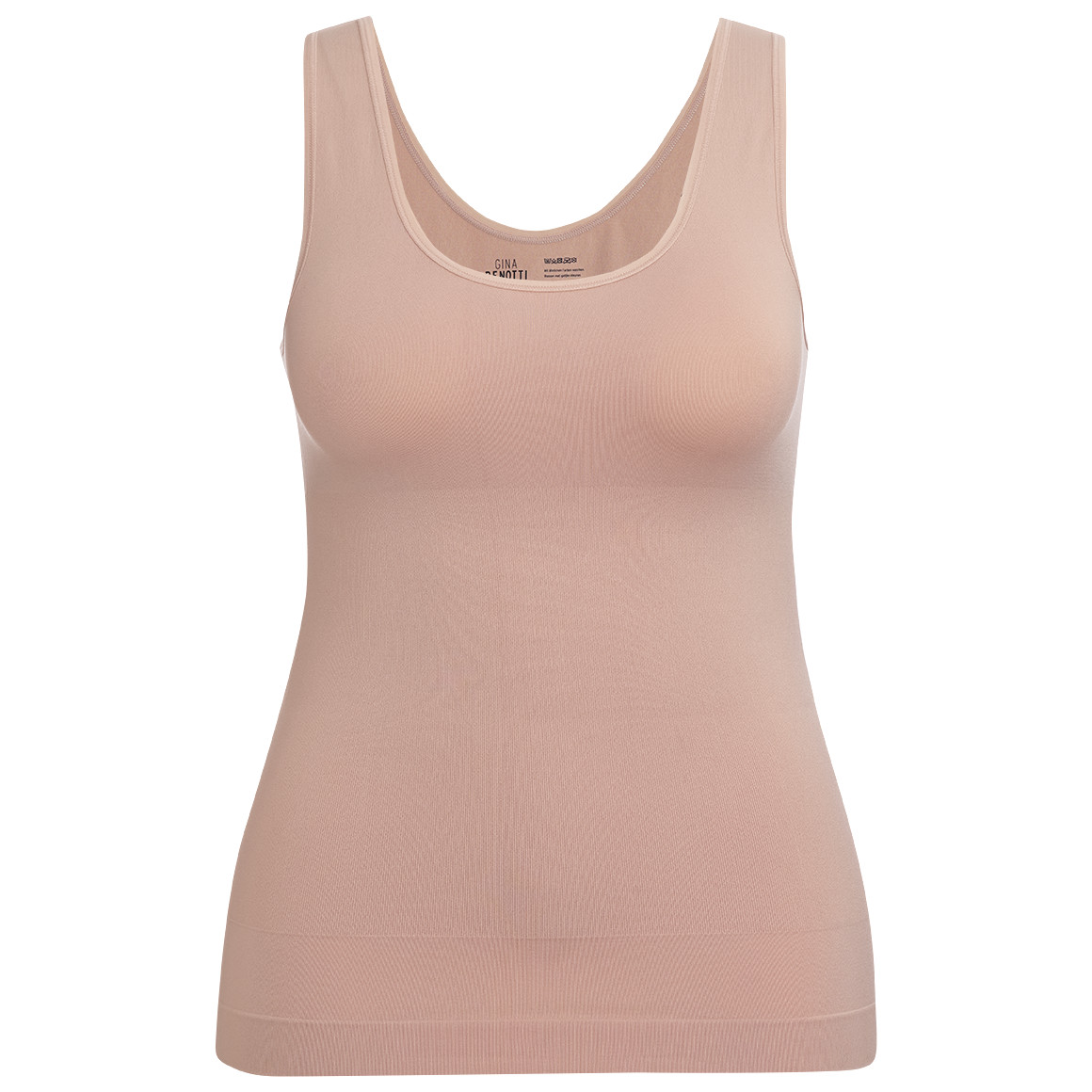 Gina Benotti Damen Shapewear-Unterhemd mit breiten Trägern beige